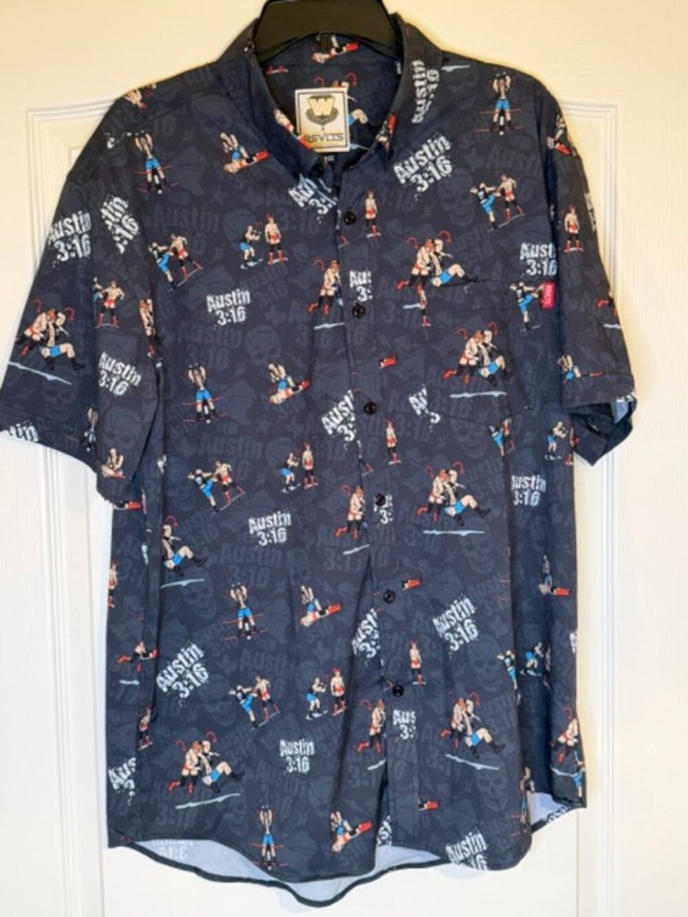 RSVLTS WWE Stone Cold Steve Austin 3:16 KUNUFLEX Shirt Men's XL